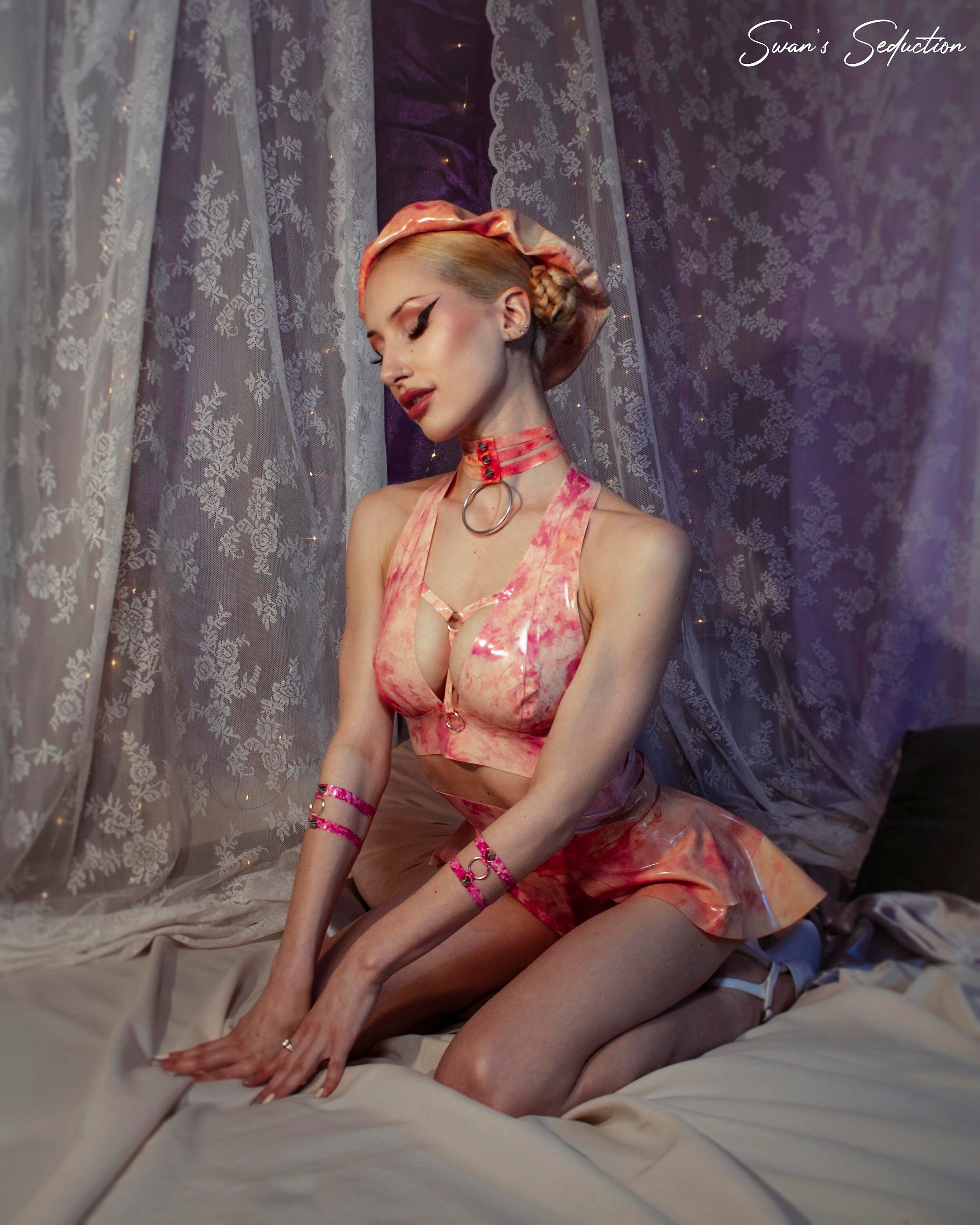 JADE Latex Lingerie Set