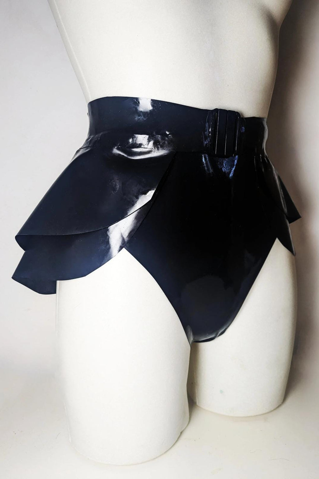 SOLAR Latex Peplum Belt