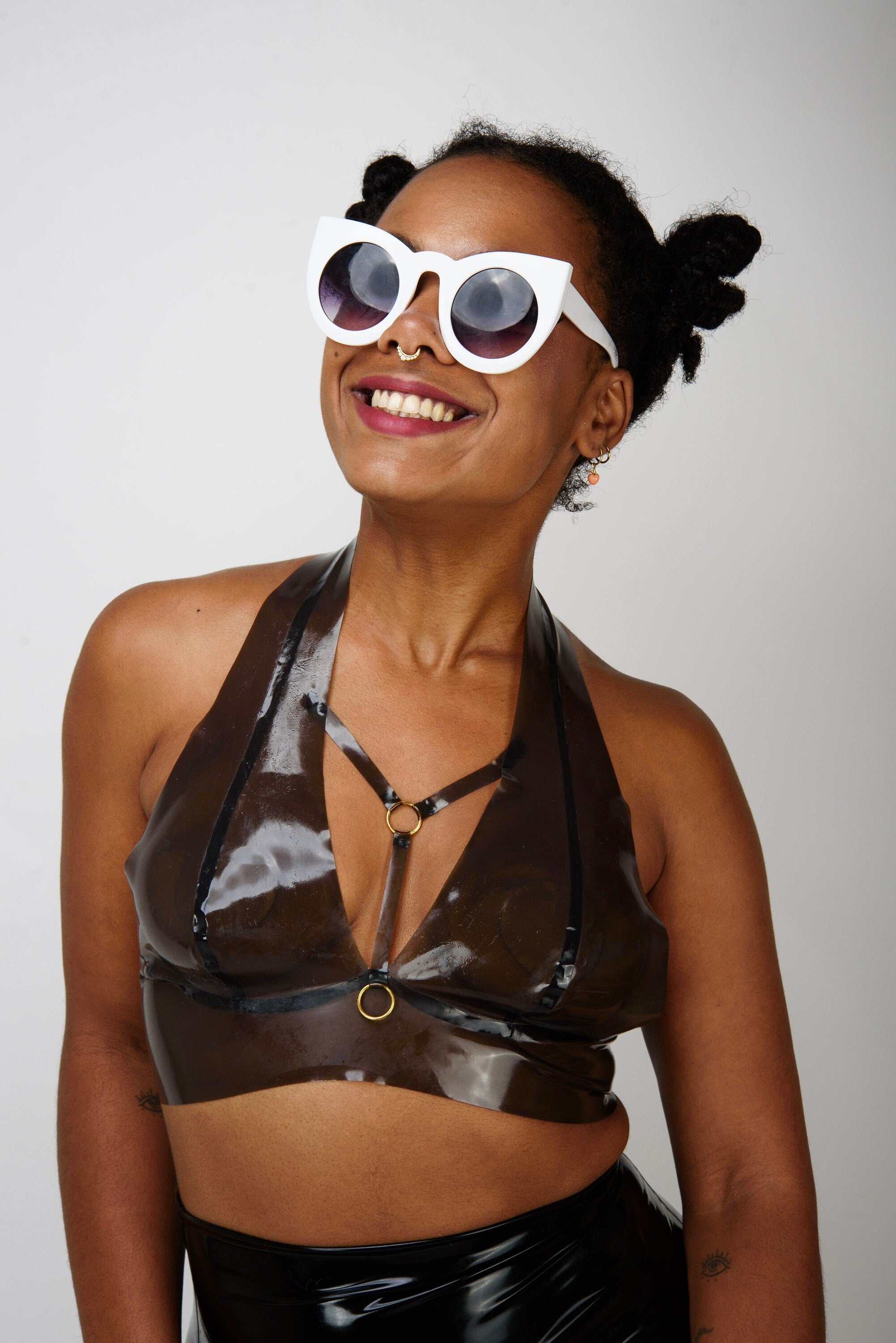 ADORE Latex Harness Bralette