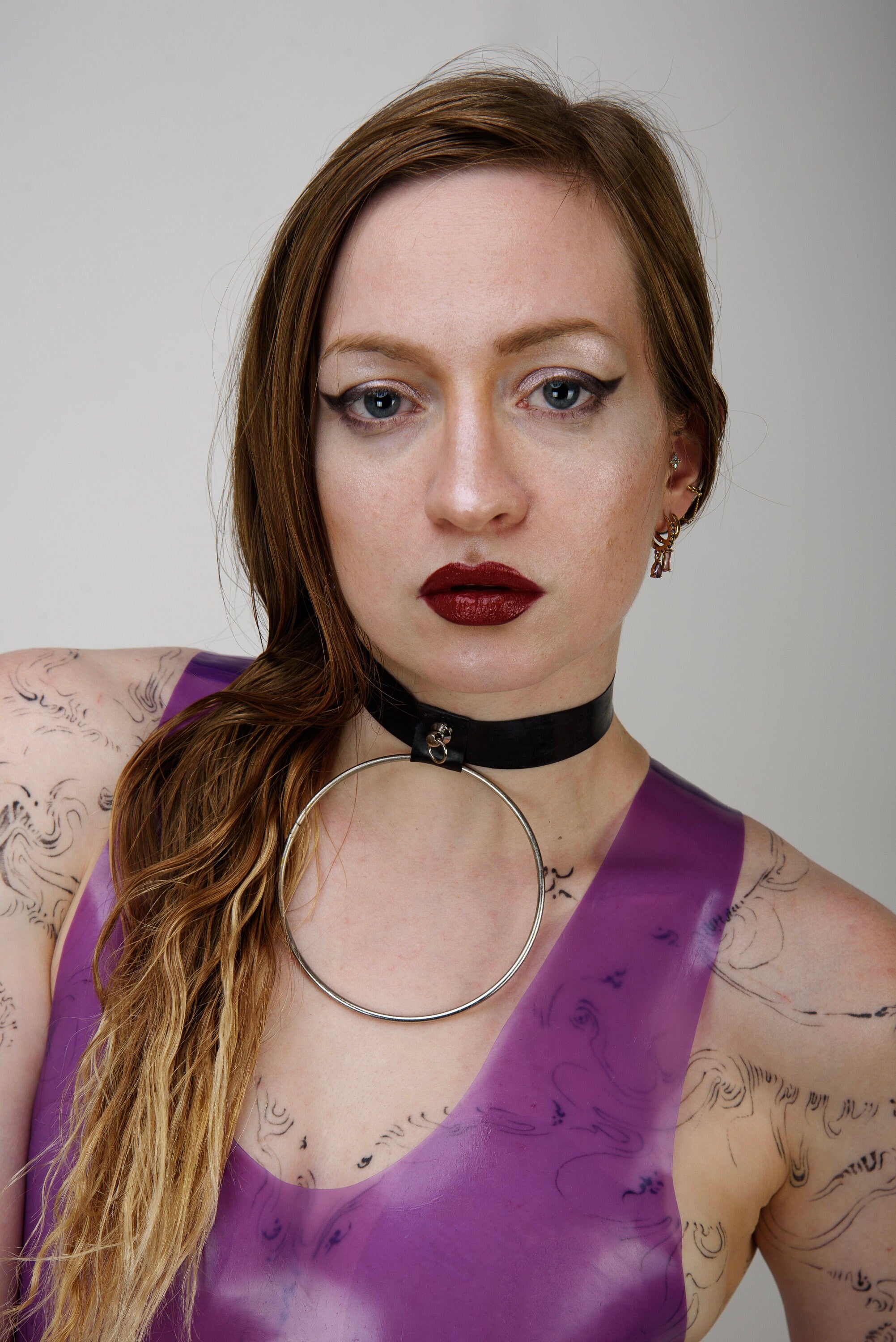 SYZYGY Latex O-Ring Choker