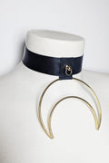 O'HARE Latex Moon Choker