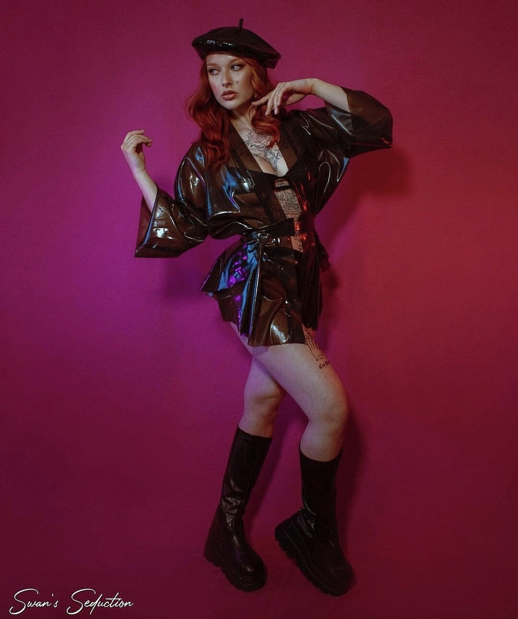 MERAKI Latex Kimono Jacket