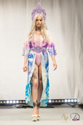 PLEURIGLOSS Hand-Dyed Latex Kimono