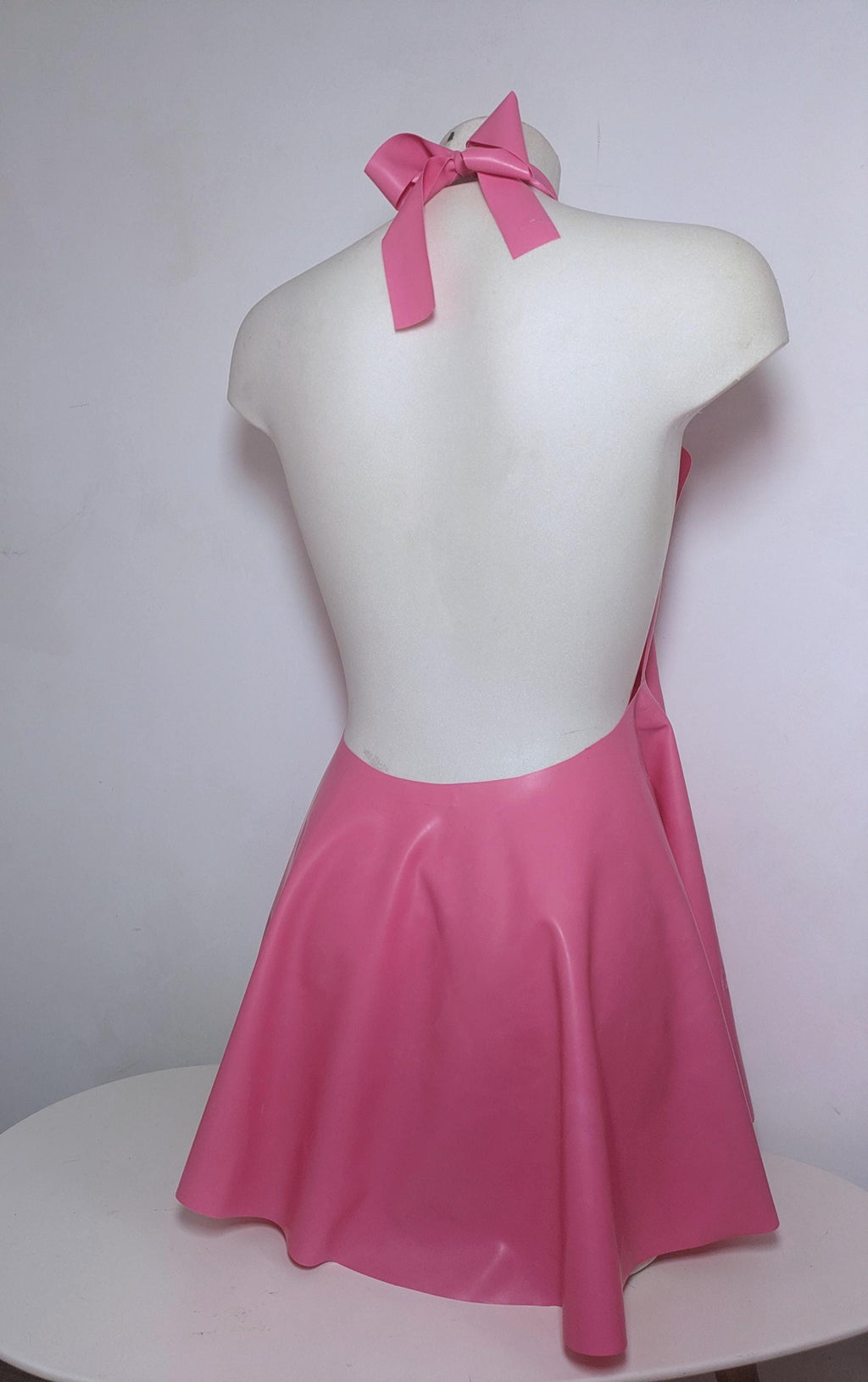 MELLOW Latex Pinafore Dress