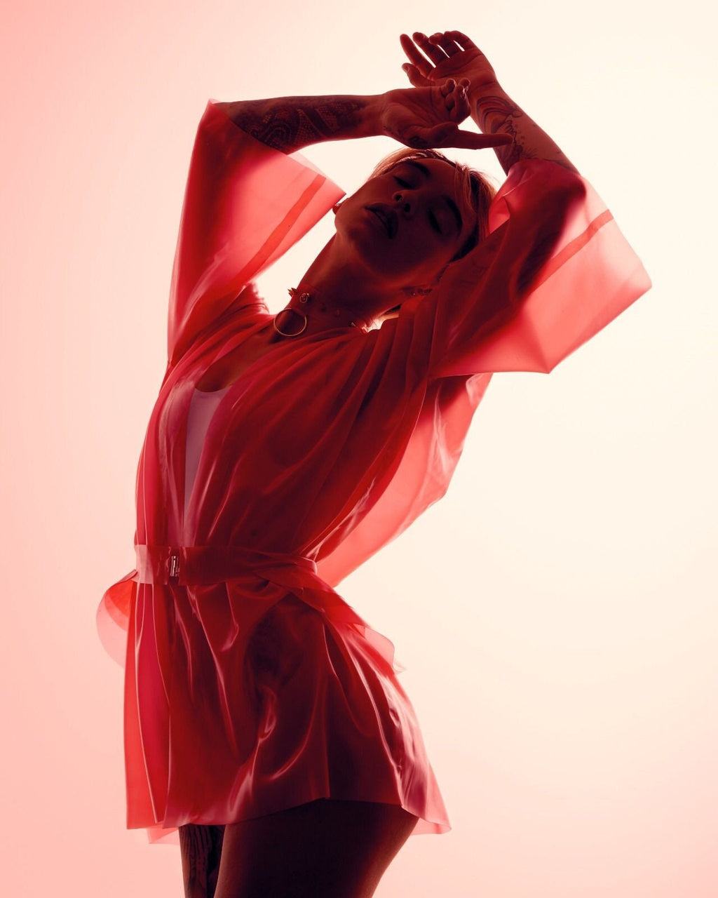 MERAKI Latex Kimono Jacket