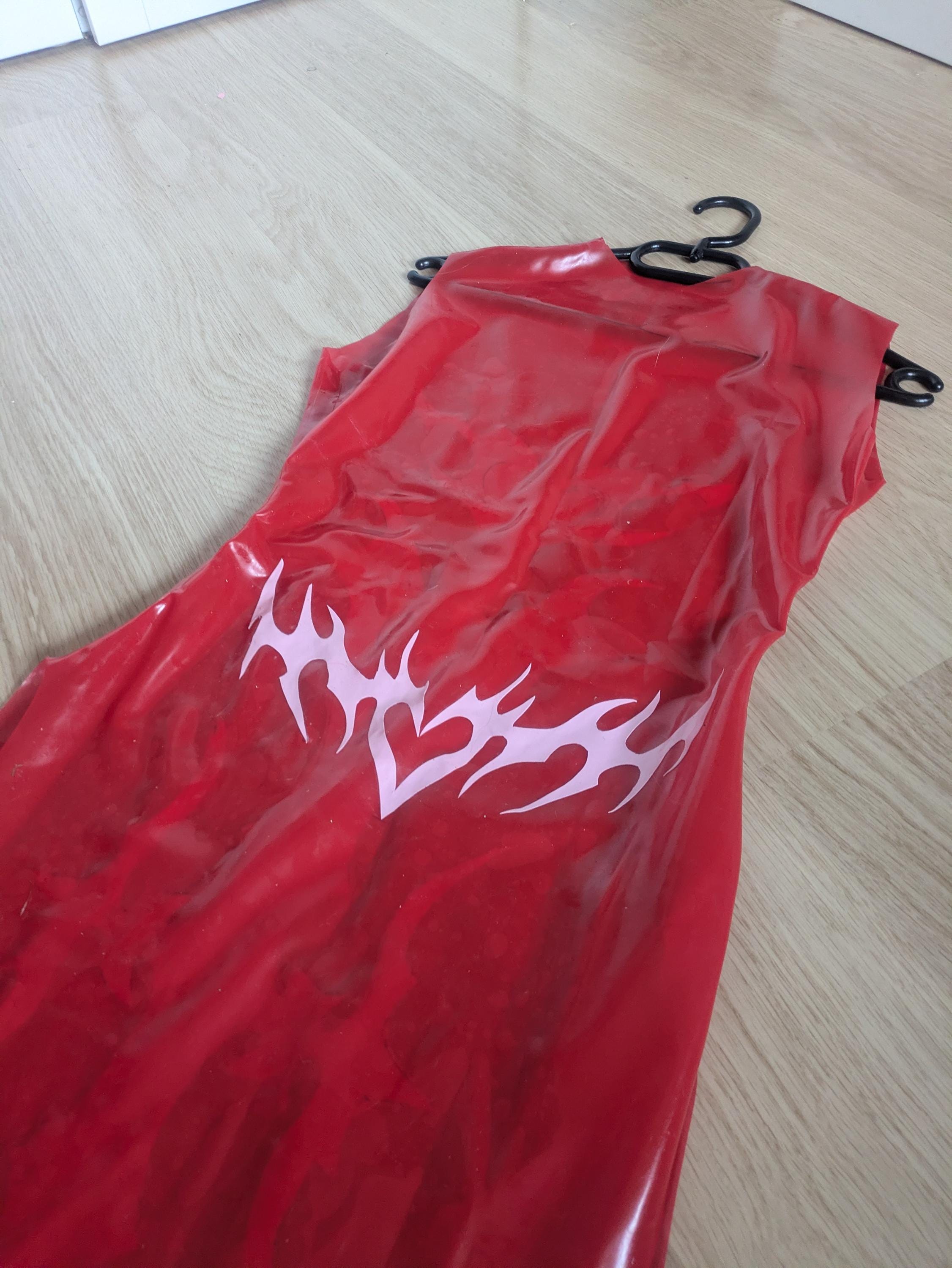 ANGEL2000 Latex Evening Gown