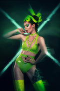 MARIN Latex Harness Spikes Festival Set