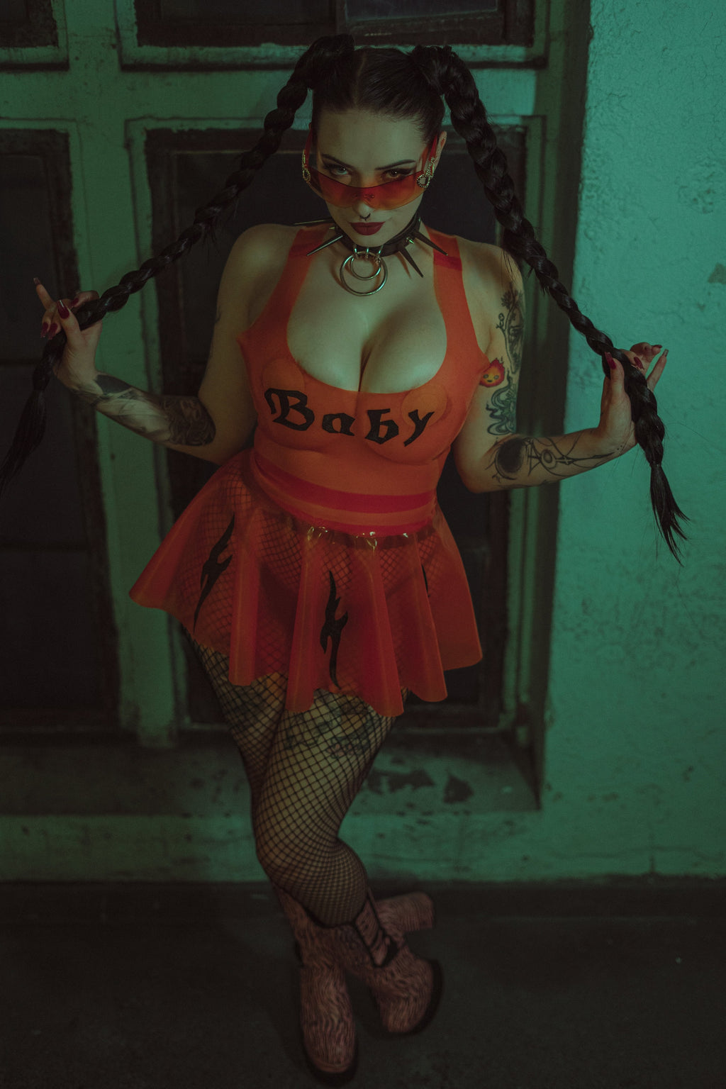 BRAT X BABY Latex Y2K Set