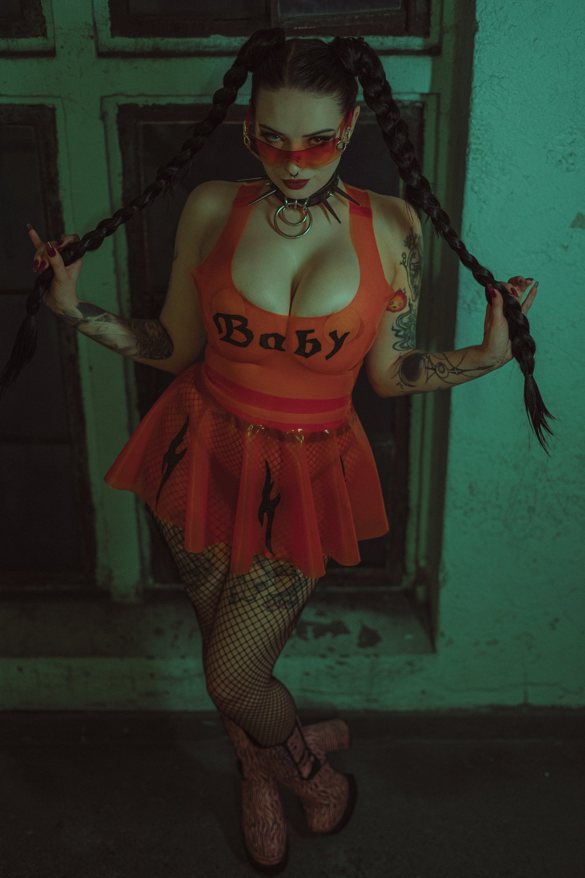 BRAT X BABY Latex Y2K Set