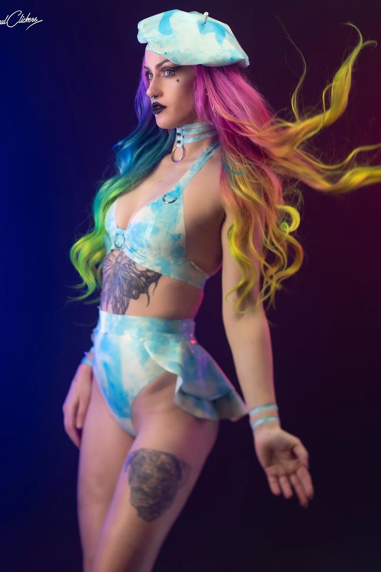 CERULEAN Hand-Dyed Latex Set
